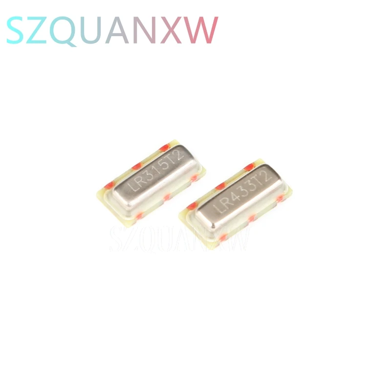 10pcs original genuine SMD crystal oscillator LR315T2/LR433T2 315/433Mhz surface acoustic resonator