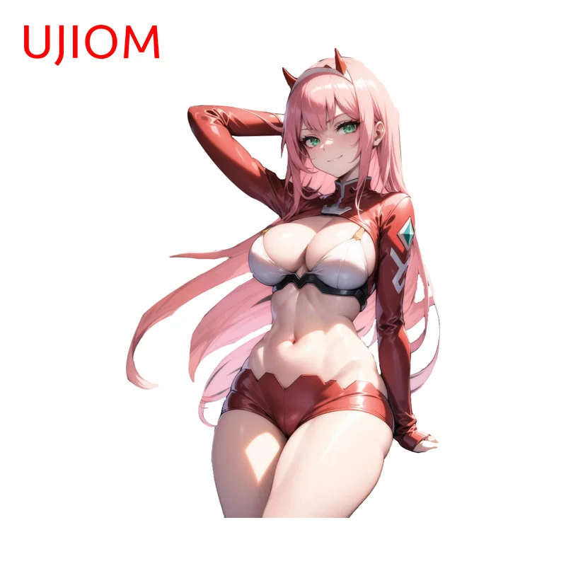 UJIOM Alluring Bikini Zero Two Big Boobs Wall Sticker Attractive High Quality Waterproof Decal Amusing Game Room Decoration