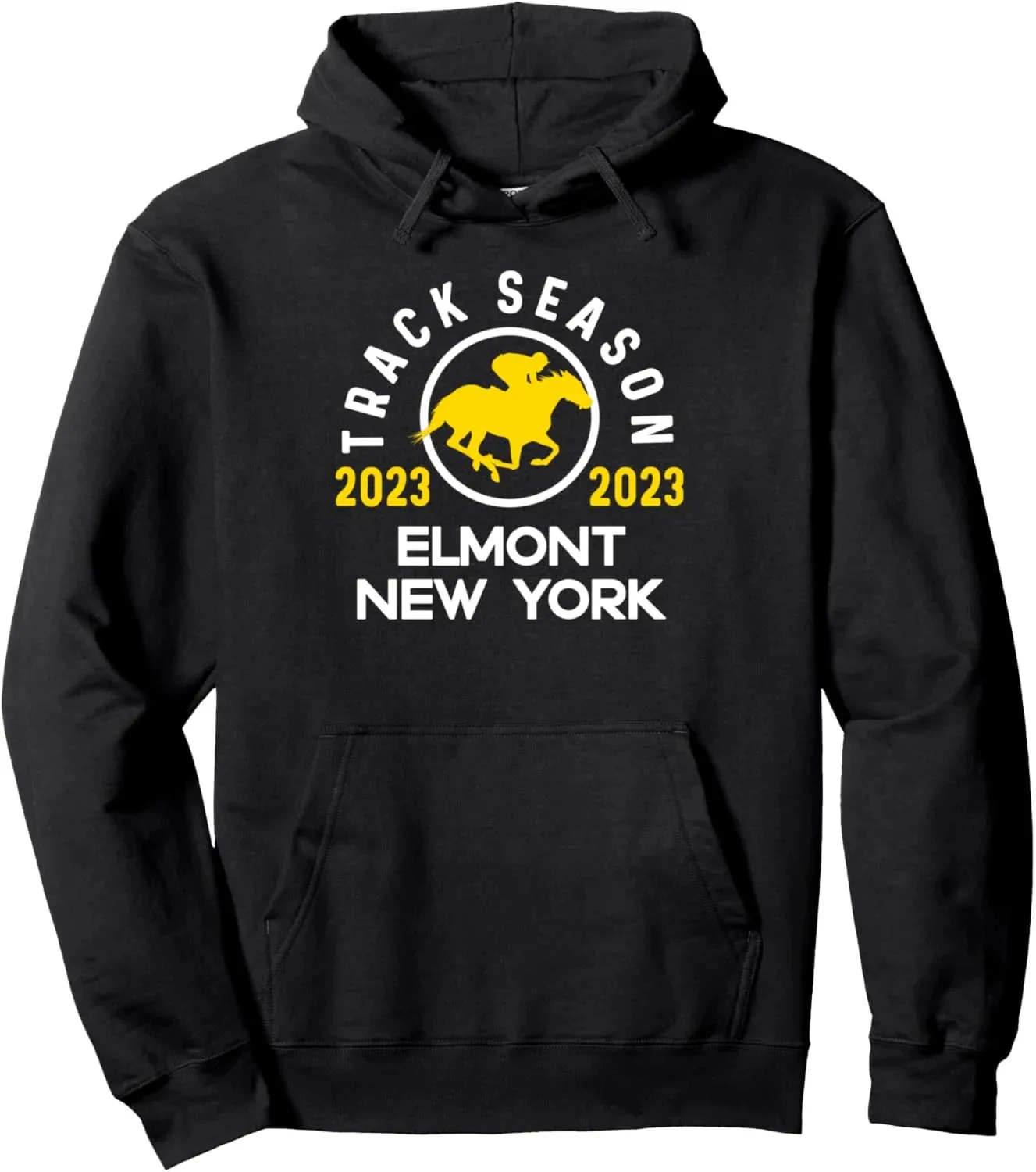 

Autumn and Winter 2023 Elmont New York Track Season Cotton Hoodie, Capture The Spirit of Horse Racing