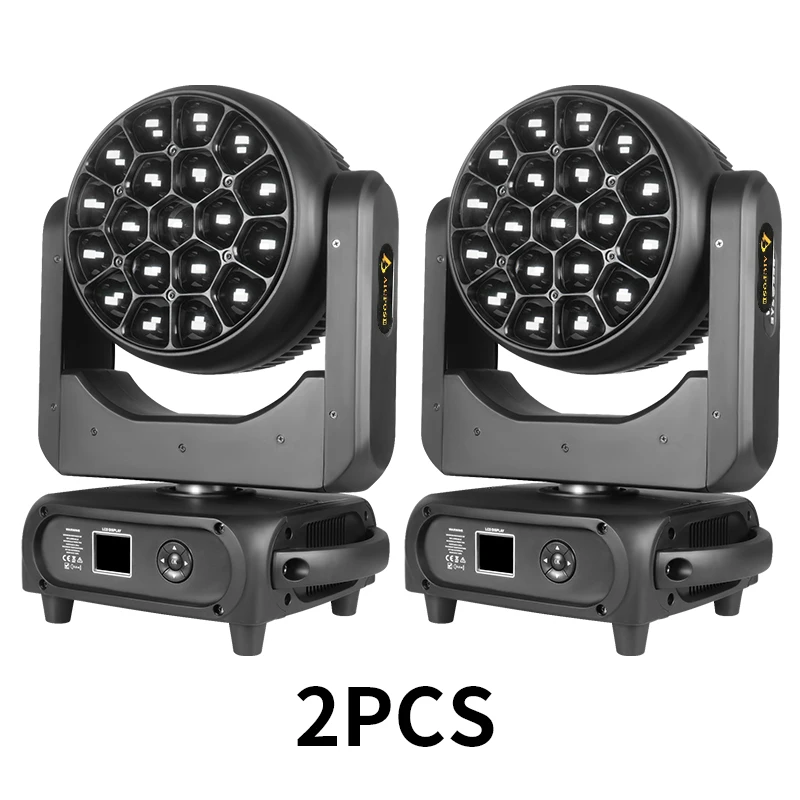 19X40W K15 Bee Eye LED Moving Head Light RGBW Zoom Wash Beam DMX512 Professionelles Bühnenlicht für DJ Disco CE