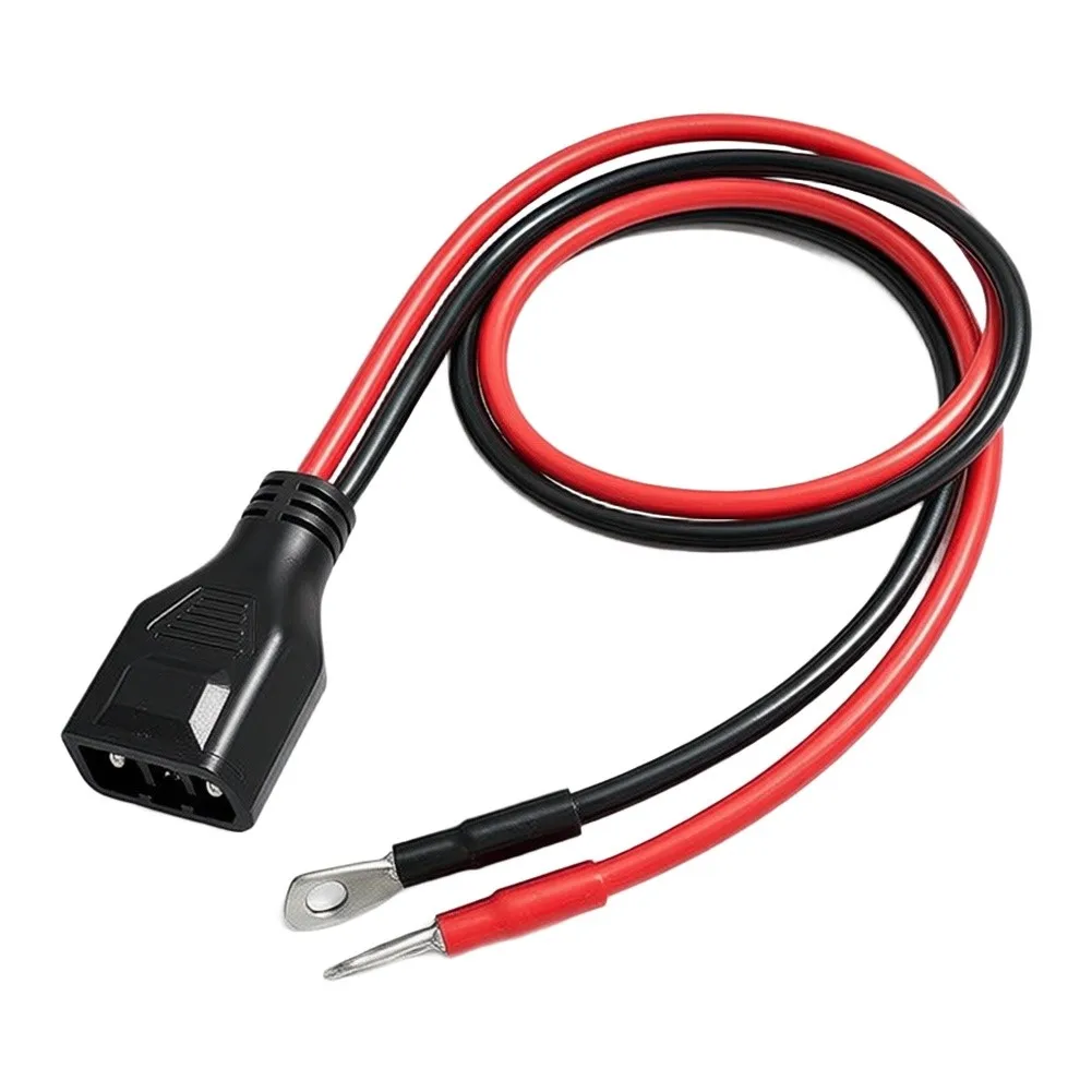 1pcs 50A 8AWG Extension Cable For EcoFlow River 2 & 3Series Fast Bidirectional Charging With O-Ring Terminals For RV Camping