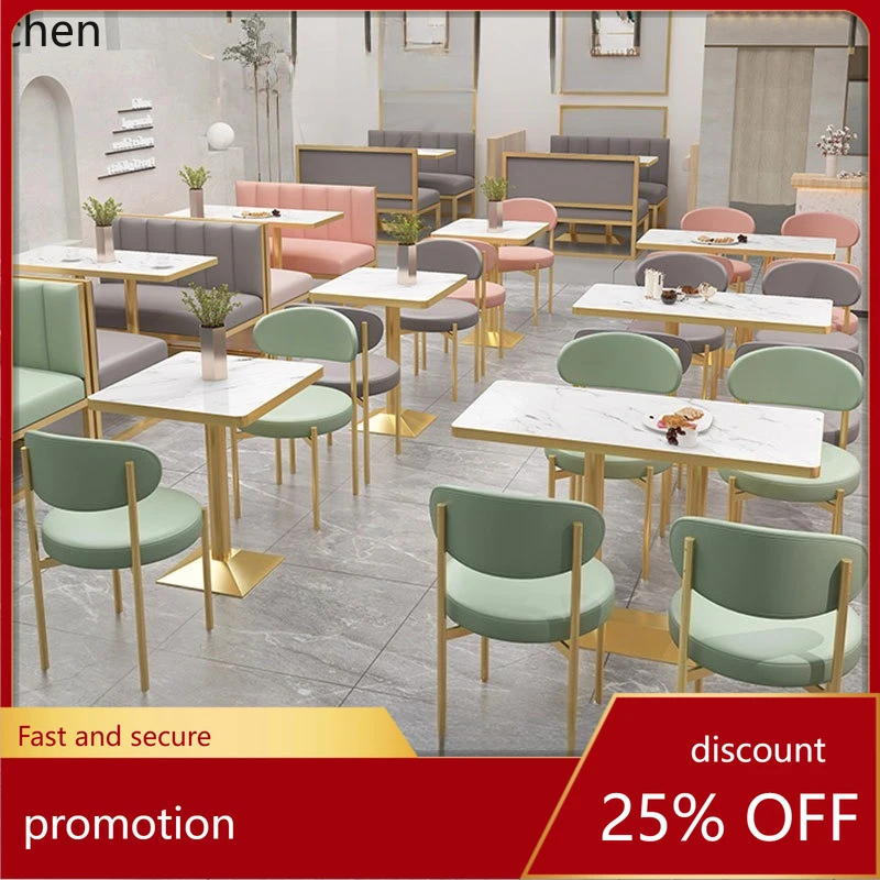 

LXC Light Luxury Dining Table and Chair Set Modern Simple Dining Table Tea Restaurant Natural Wood Color Dining Table