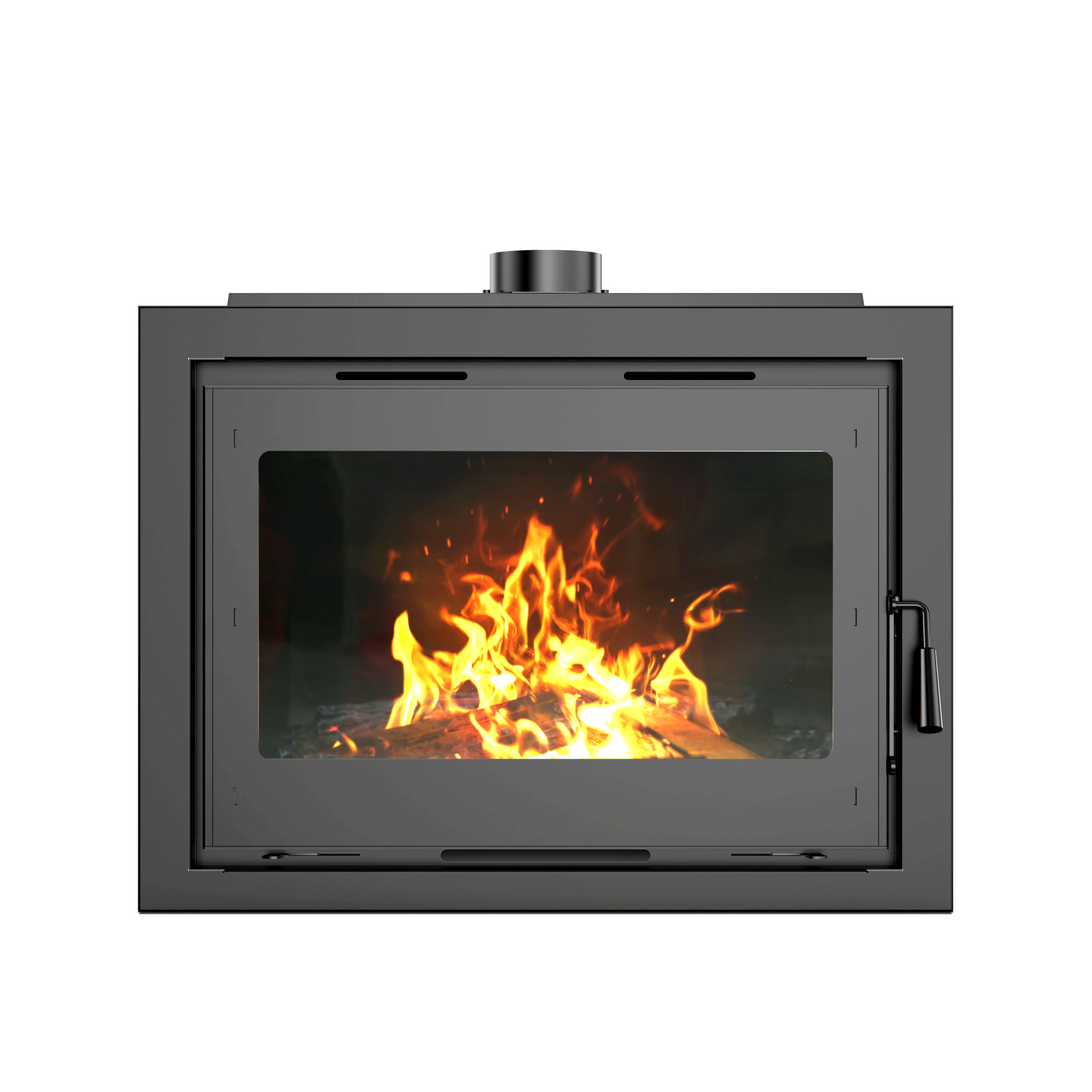 R1803A 16kw Popular Classic Indoor European Modern Wood Burning Stove Wood Burn Fireplaces Insert  for Sale Stufa A Legna