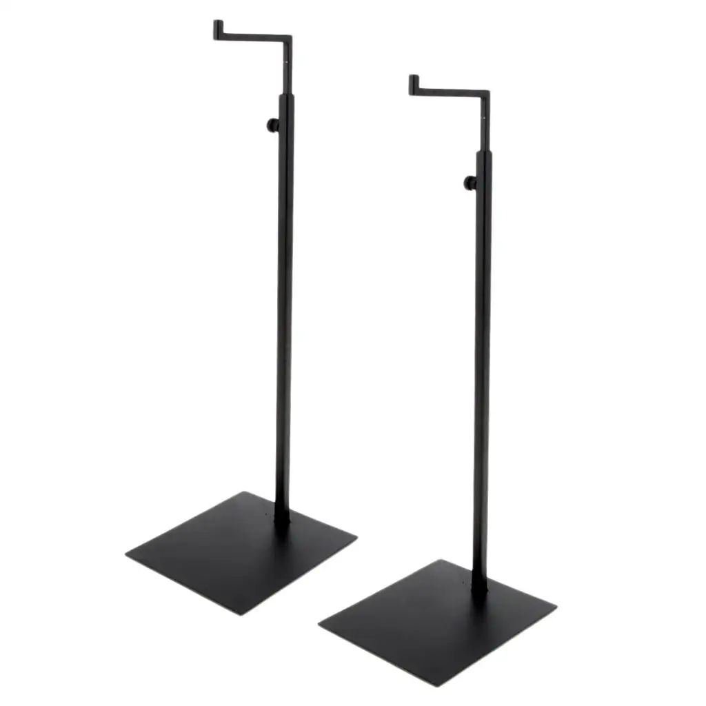 Metal Handbag Display Rack Set of 2 Adjustable Purse Stand Jewelry Earrings Necklace Holder for Closet or Store
