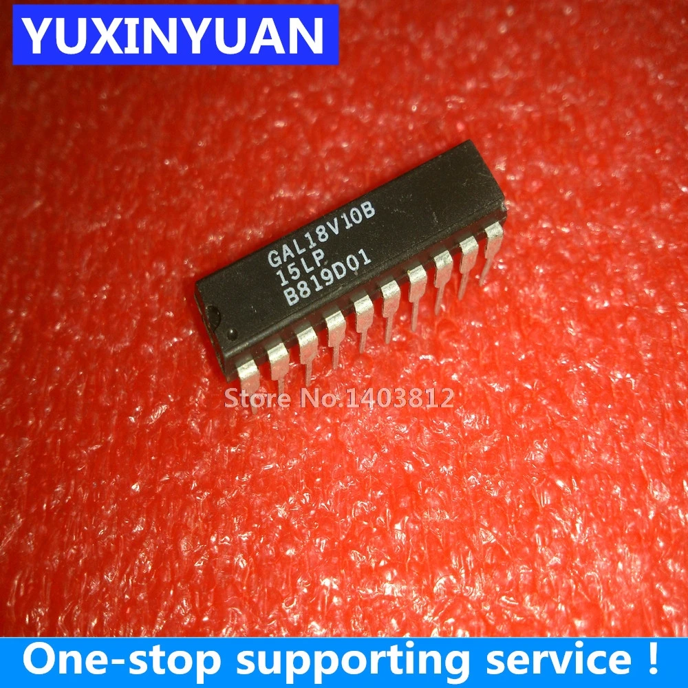 GAL18V10B-15LP DIP20  IN STOCK 5PCS