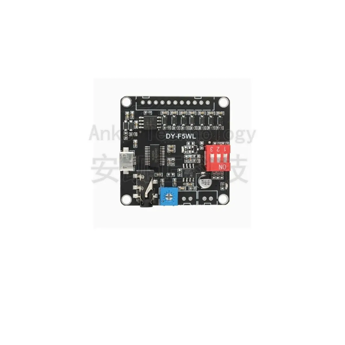 

Оригинальный голосовой плеер DY-F5WL мощностью 5 Вт, модуль управления воспроизведением MP3, 9-позиционный переключатель с триггером «один-один»