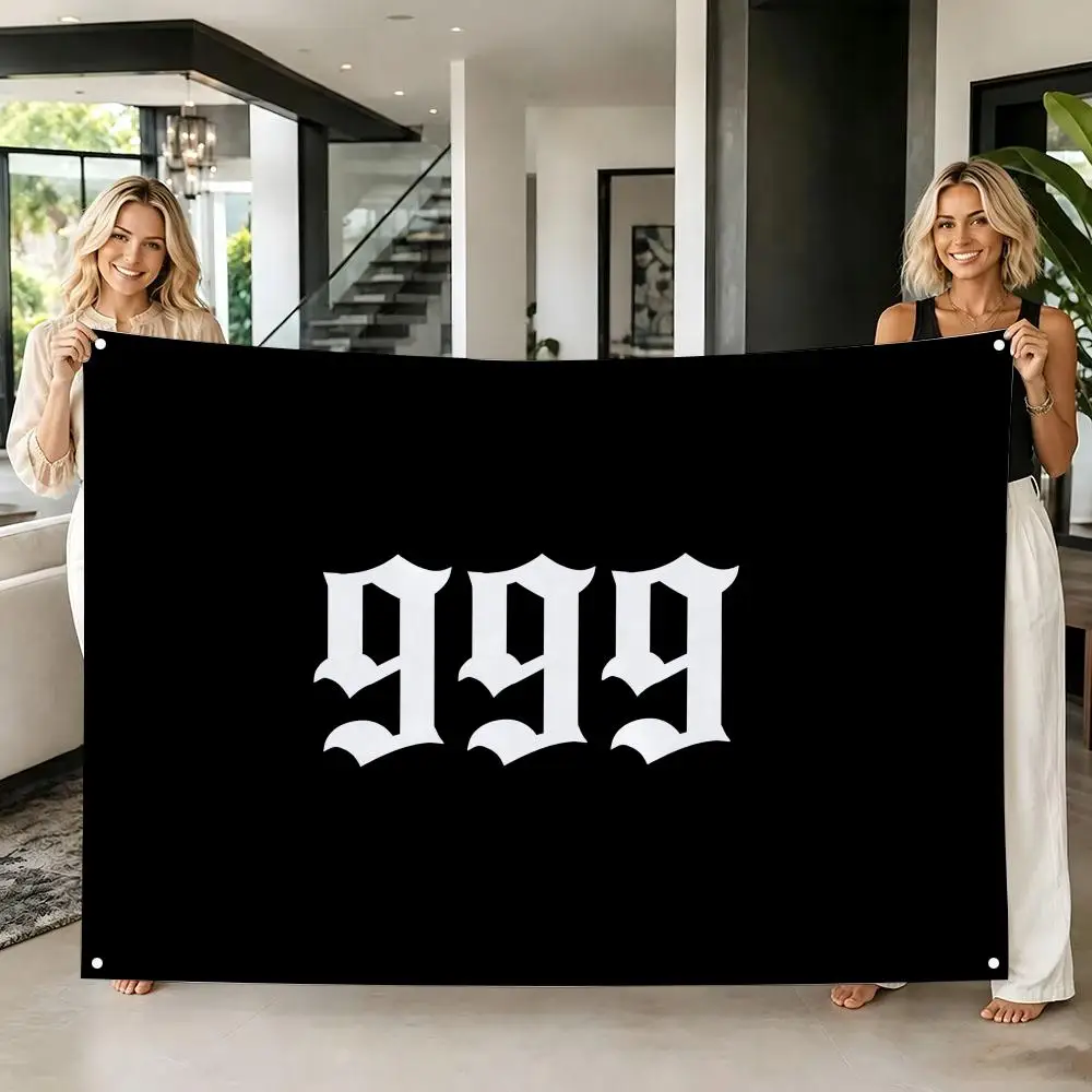 Hip Hop 999 J-Juice WRLD Flags Tapestry Creative Pattern Photo Living Room Wall Art Party Outdoor Decor