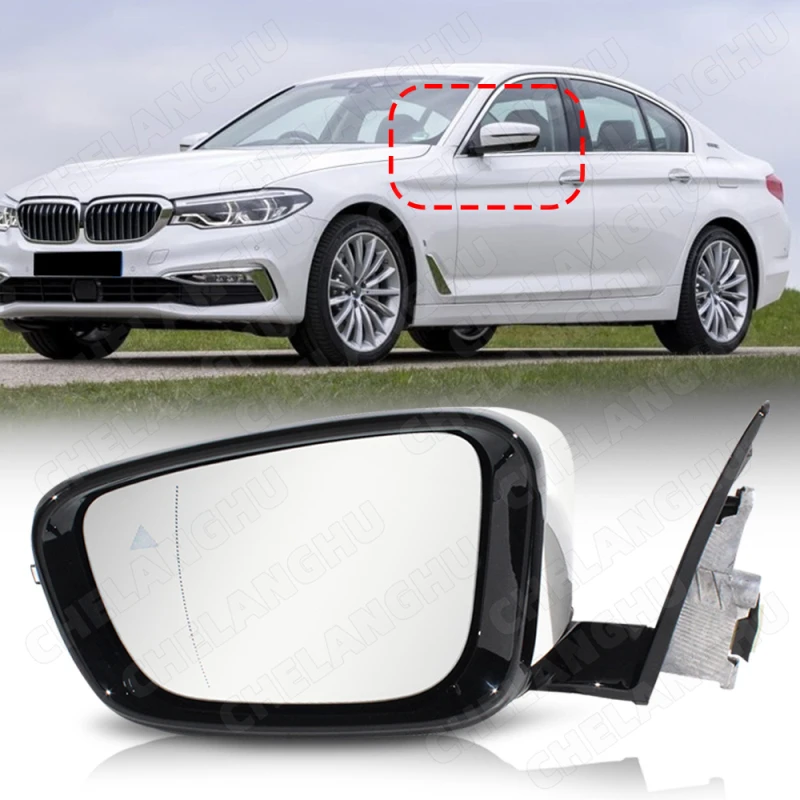 1Pc Left 5Pin Reversing Mirror For BMW 5 Series G30/G38 520/530/540 2017 2018 2019 2020 2021 2020Rear Mirror Assembly Turn Lamp