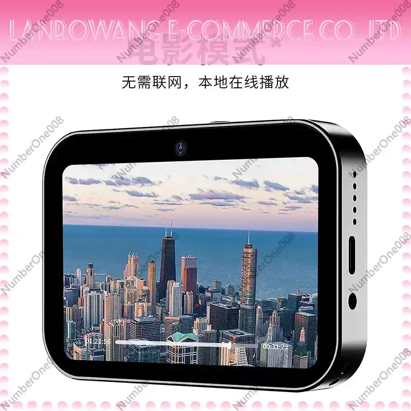 B24B D6 Night Vision Camcorder Digital Camera 4K HD 64MP Touch Control Screen Video Blog Camera Music Player Black