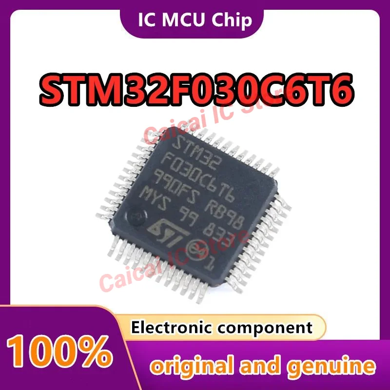 STM32F030C6T6 STM32F030 LQFP-48 ARM 32-разрядный микроконтроллер-MCU Оригинальный оригинальный 1 шт./лот