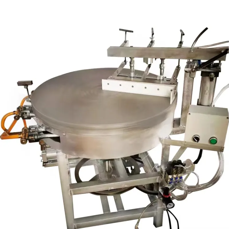 Food Shops and Restaurants Commercial Gas Electric Heating Semi-automatic Pancake Machine