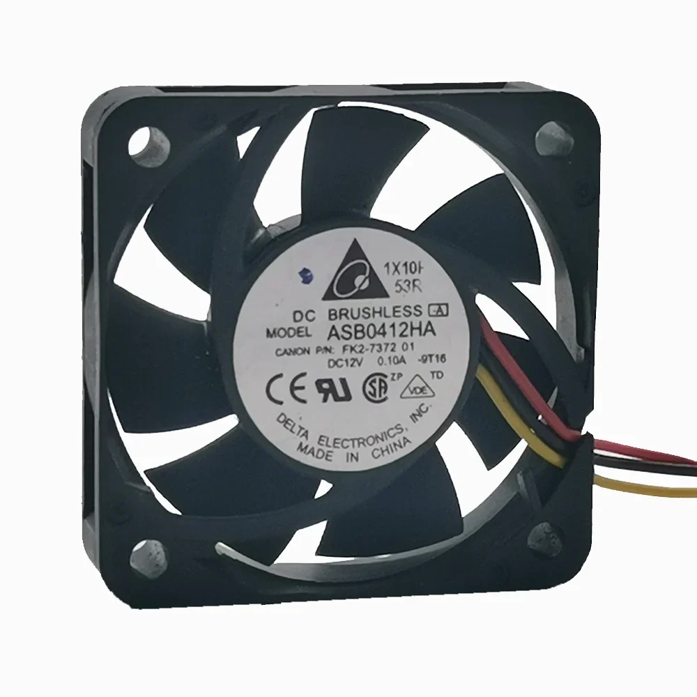 Original delta brand new ASB0412HA DC12V 0.10a 4cm 4010 3-wire 40*40*10MM silent cooling fan