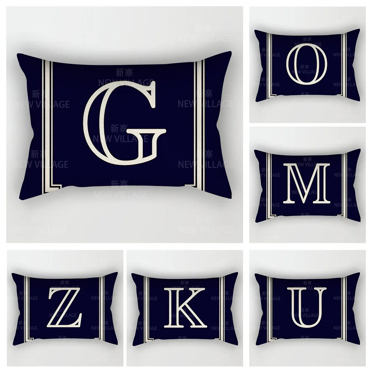 Home Decor 26 Letter Alphabet Pillowcase autumn decoration pillow cushion cover decorations throw pillow covers30*50 40x60 50*70