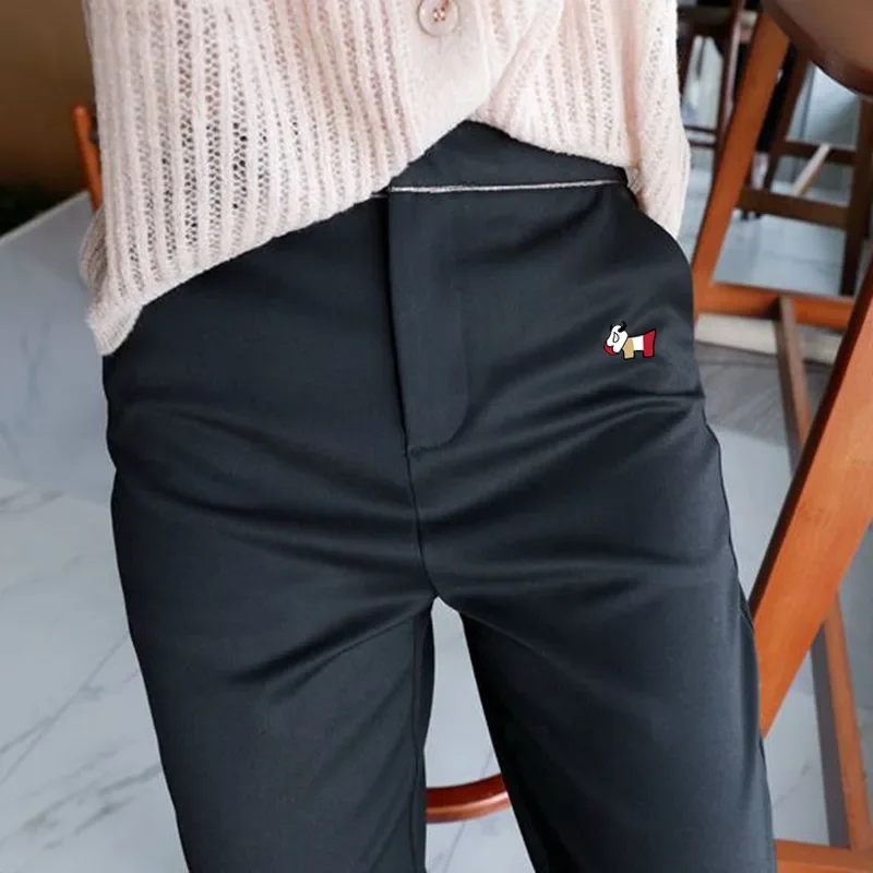 

Spring Summer Golf Wear Women 2025 Luxury Brand Golf Pants High Waist Straight Pants New Suit Pants Women Golf Clothes