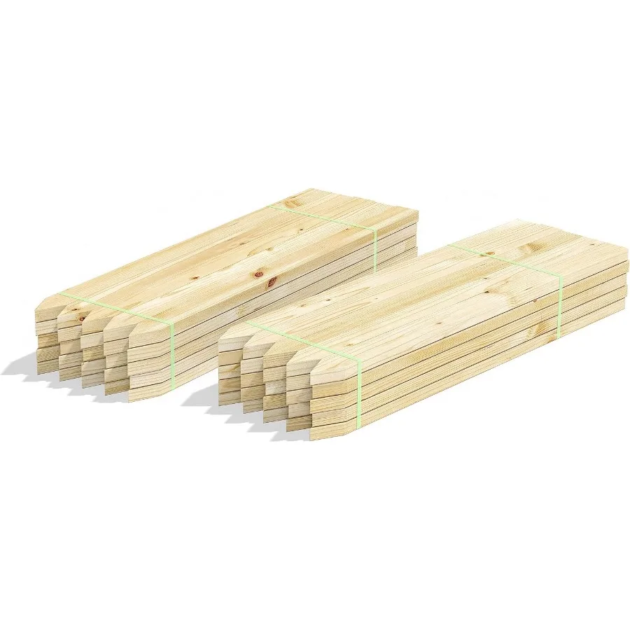 

Cedar Grade Stakes 24 in. Long 64-Pack Durable Outdoor Garden Markers for Landscaping Lawn Edging and Plant Labeling with Weath