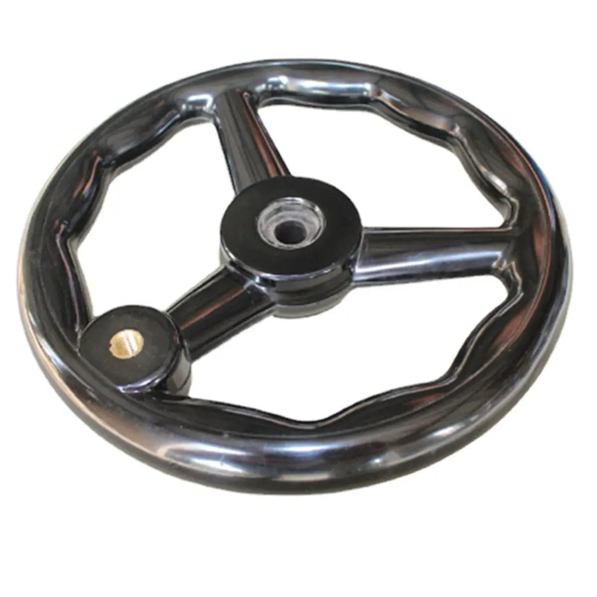 AA83 12x100mm Black 3 Spoke Hand Wheel for Lathe and Milling Machine