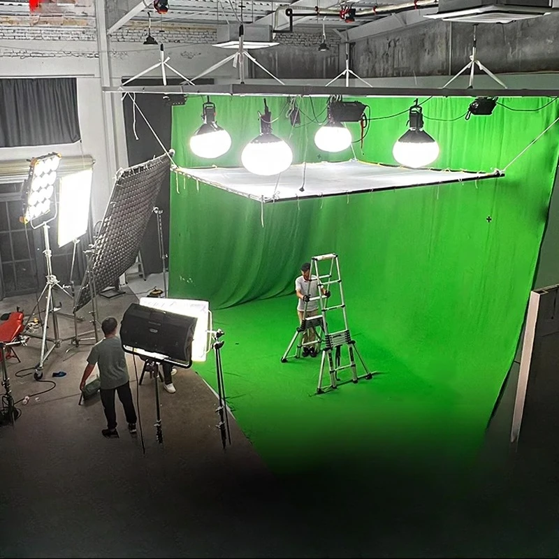 

Green screen cutout cloth studio Green screen cutout cloth film and television crew