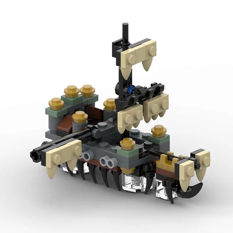 Строительные блоки пиратского корабля MOC, креативный черный жемчужный корабль, парусник, настольное украшение, сборная модель, игрушка-головоломка, подарок на день рождения