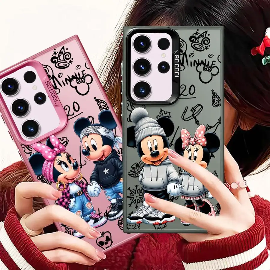 

Забавный чехол Disney Minnie Mickey для Samsung Galaxy S21 S23 S25Plus S20 FE Note 20 Ultra S24Ultra S25 S24 FE S22 Ultra Soft Shell