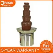 stainless steel chocolate fountain commercial and home waterfall fountain