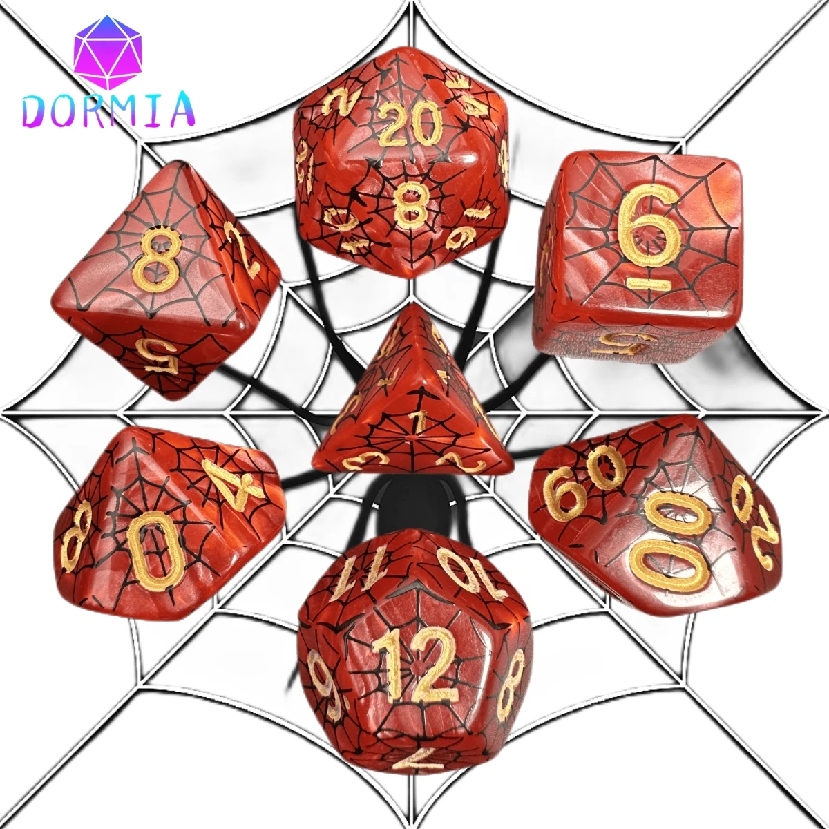 Polyhedral DND Dice Set in Spi - Board Game Web 评论和价格
