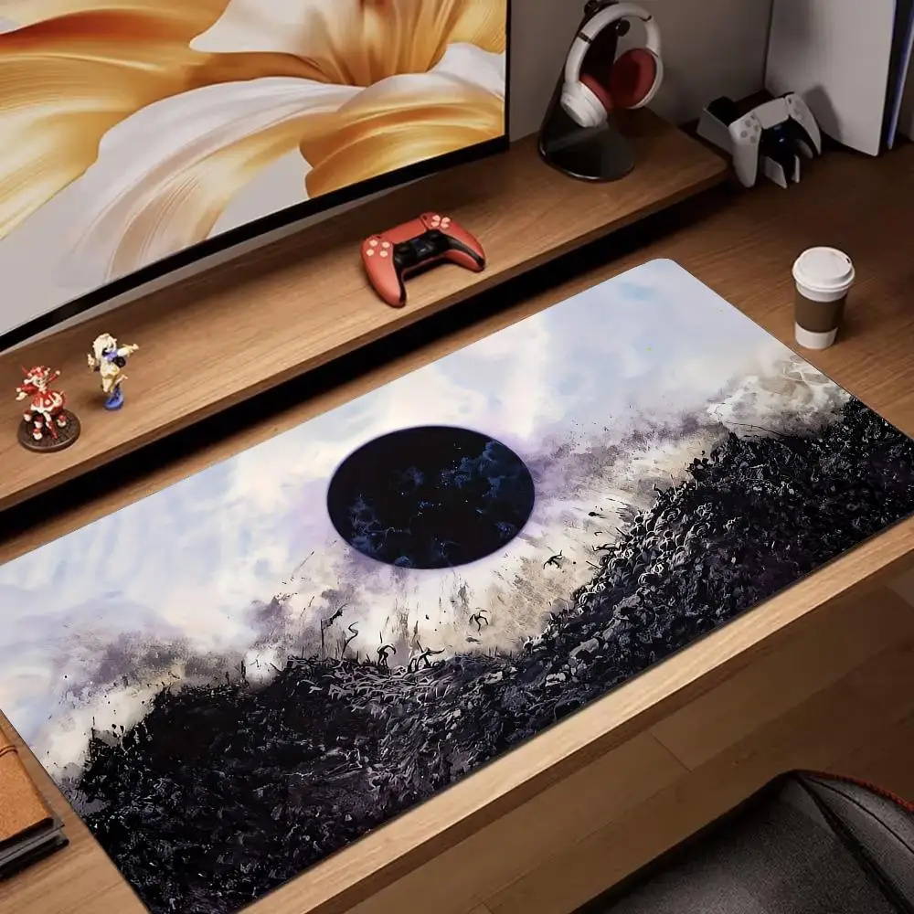 

Mysterious Black Hole Design Mouse Pad rubber anti-slip Desk Mat pc accessories Gaming mat keypad expansion mousepad office pad