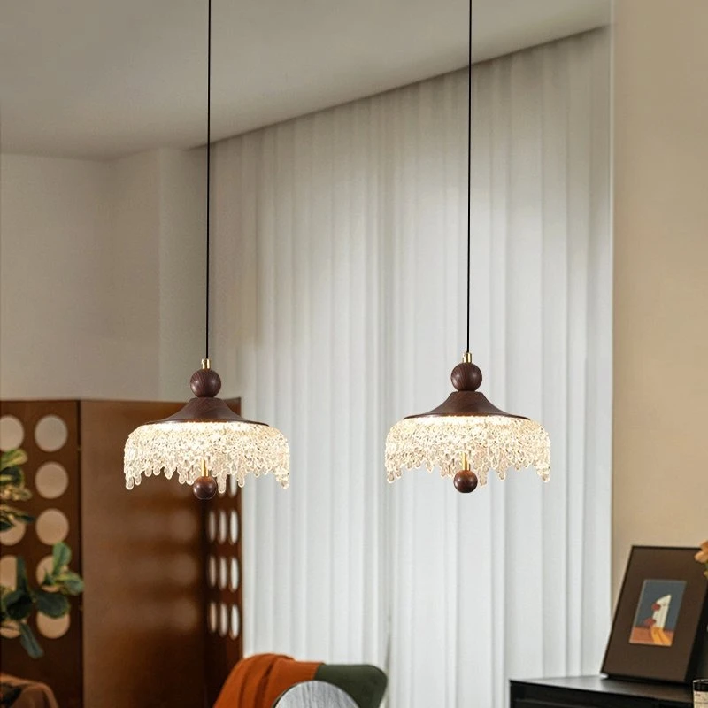 Nordic Simplicity Acrylic Pendant Lights for Restaurant Coffee Shop Creative Lights Suspension Rotundity Wiring Type Luminaires