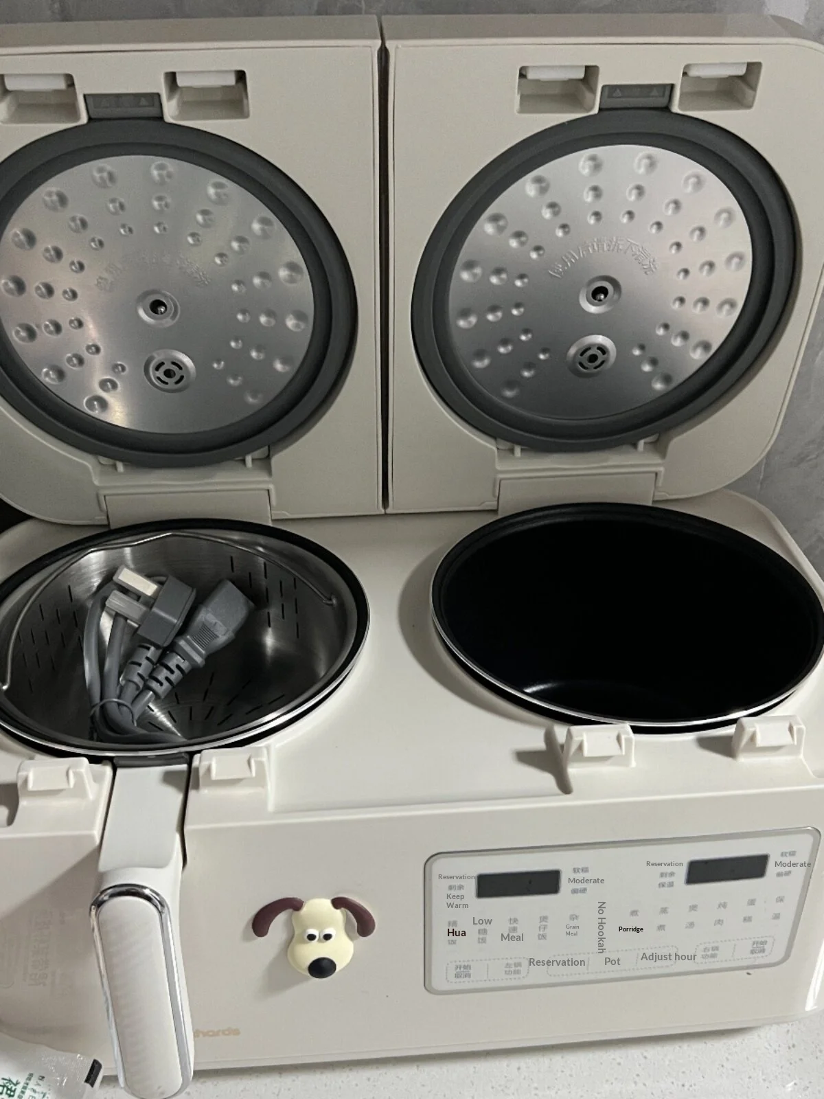 

Household One Pot Dual Chamber Electric Pressure Rice Cooker MR8501 2L-4L Capacity 2000W Multifunction Genuine 3-4 Person New