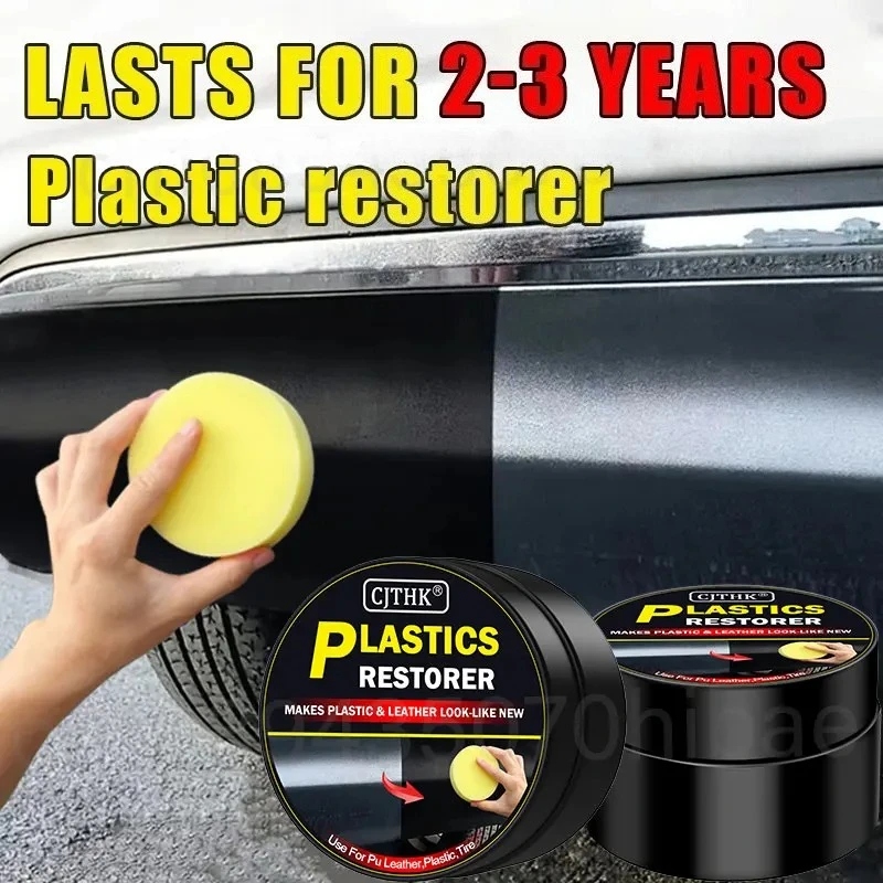 Car Plastic Restorer Car Cleaning Products Plastic Leather Restore Auto Polish And Repair Coating Renovator