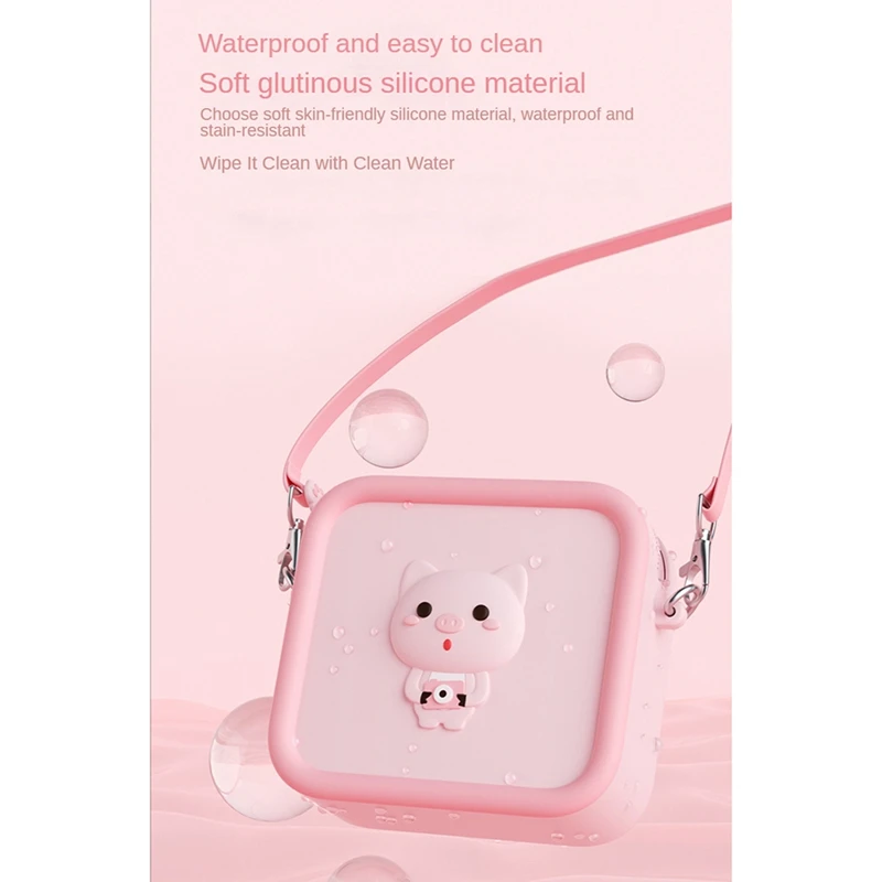 Ежедневная детская сумка для хранения камеры, сумка через плечо с героями мультфильмов, модный кошелек для монет для малышей, мини-сумка для камеры