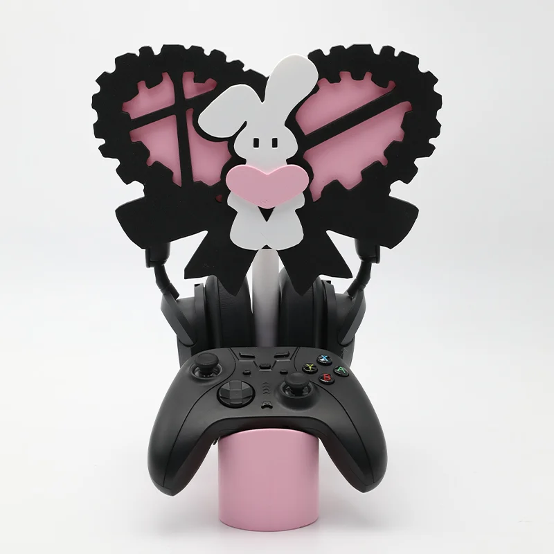 Custom Cute Mechanical Rabbit  - Desk Setup Headphone Stand 评论和价格
