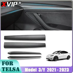 XVIP Door Side Trim Strip Dashboard Cover For Tesla Model 3 Y 2021-2023 Car Front Interior Dashboard Central Control Trim Strip