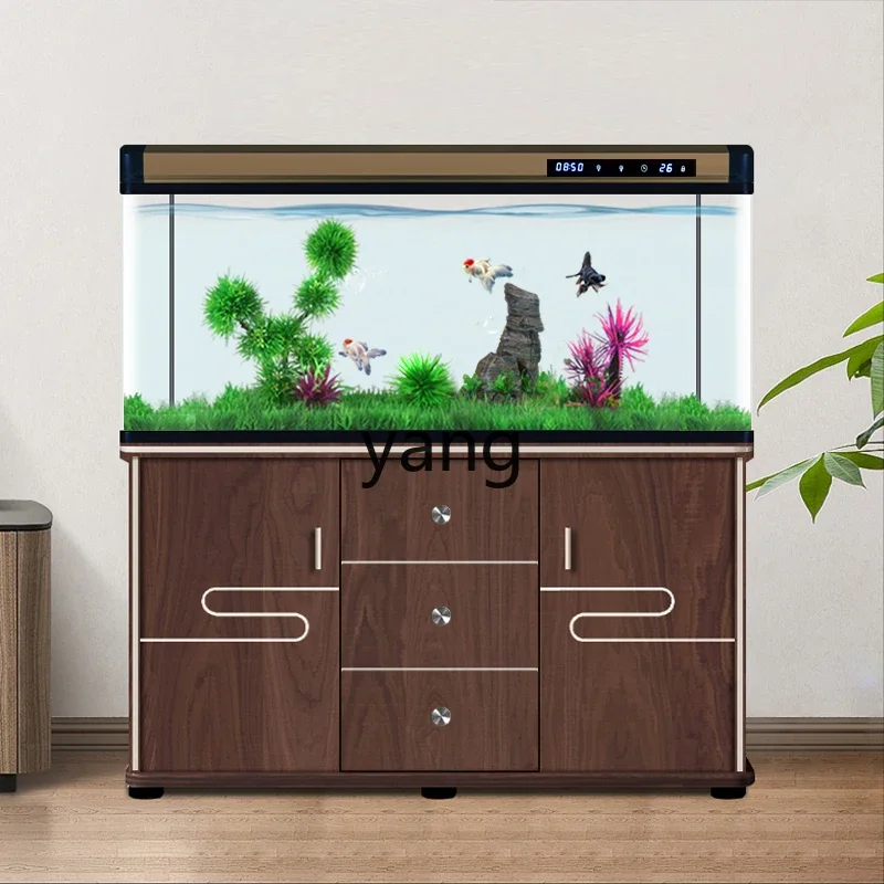 LH Living Room Large Medium Small Household Floor Cabinet Aquarium Ecological No Water Change Fish Tank