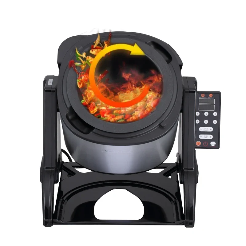 Restaurant Commercial Digital Display Screen 6l Capacity Multi-Function Cooking Robot Wok Stew Robot Automat Stir Fry Machine