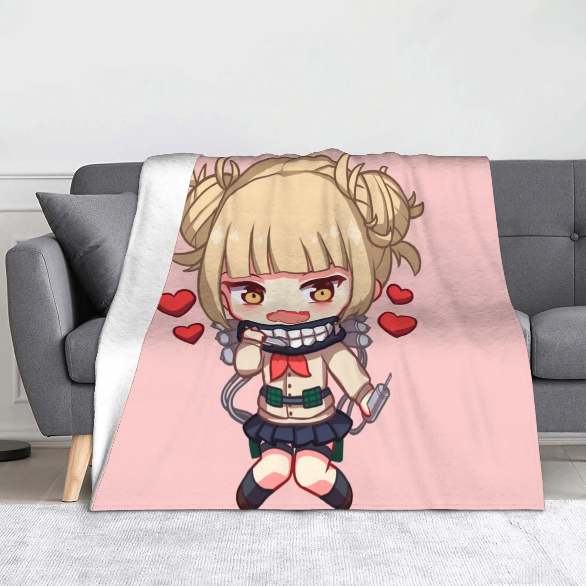 

Одеяло Toga My Hero Academia, фланелевое одеяло с принтом Boku No Hero Academia, аниме, супер мягкое одеяло для дома, автомобиля, покрывало