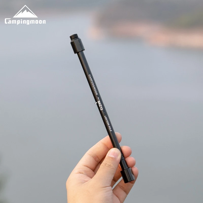 CAMPINGMOON BKZ12 tige d'extension en alliage d'aluminium pistolet de pulvérisation tige d'extension atmosphère de camping lampe à gaz augmentation de la hauteur