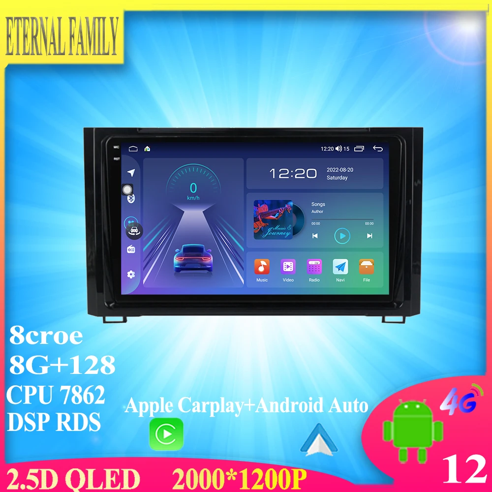 

Android 13 Car Radio For Toyota Tundra XK50 2014- 2021 Multimedia Player GPS Navigation Stereo Carplay 2 Din No DVD 2din