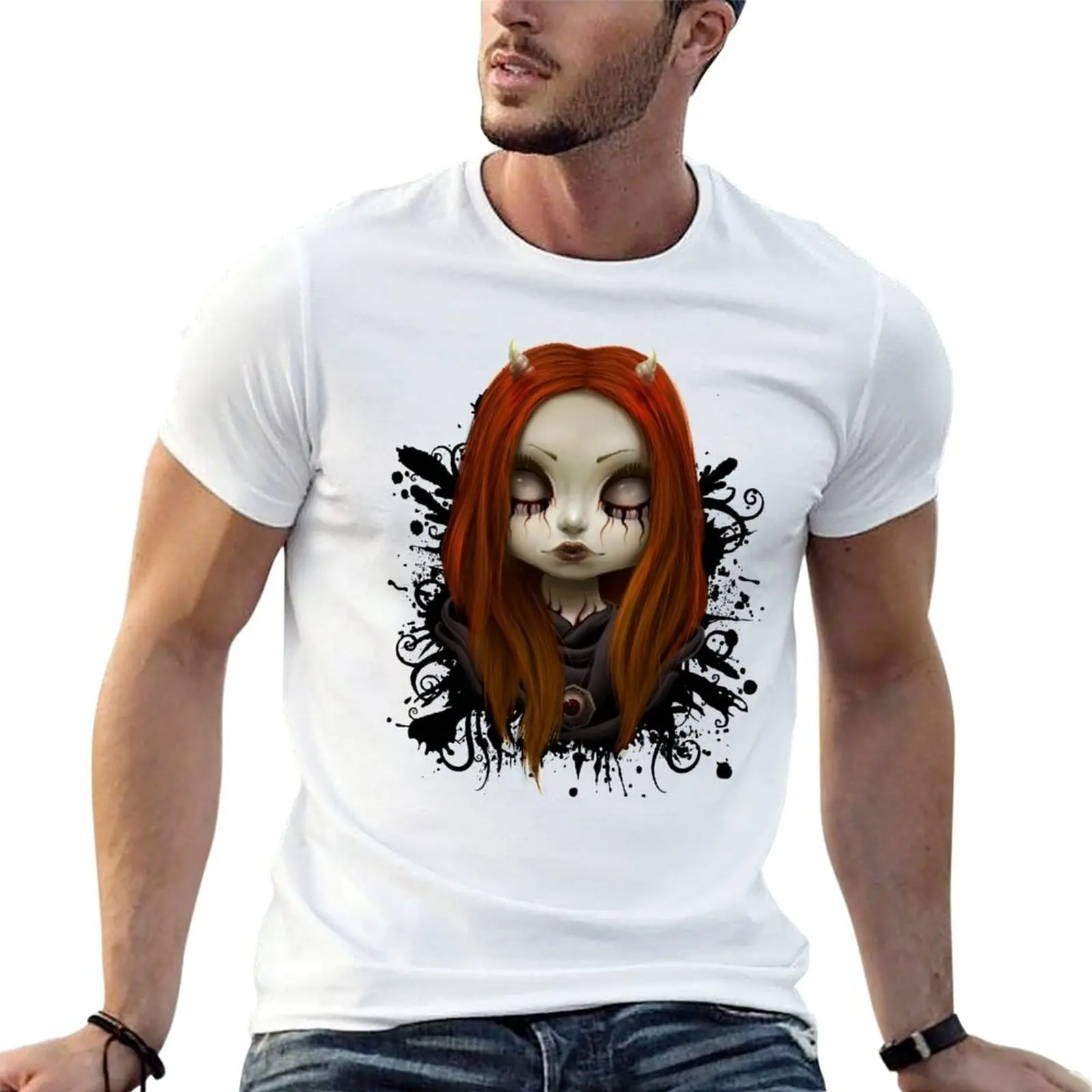 

HAUNTED T-Shirt t shirt man casual t shirts for man pack white t shirts designer T-shirt