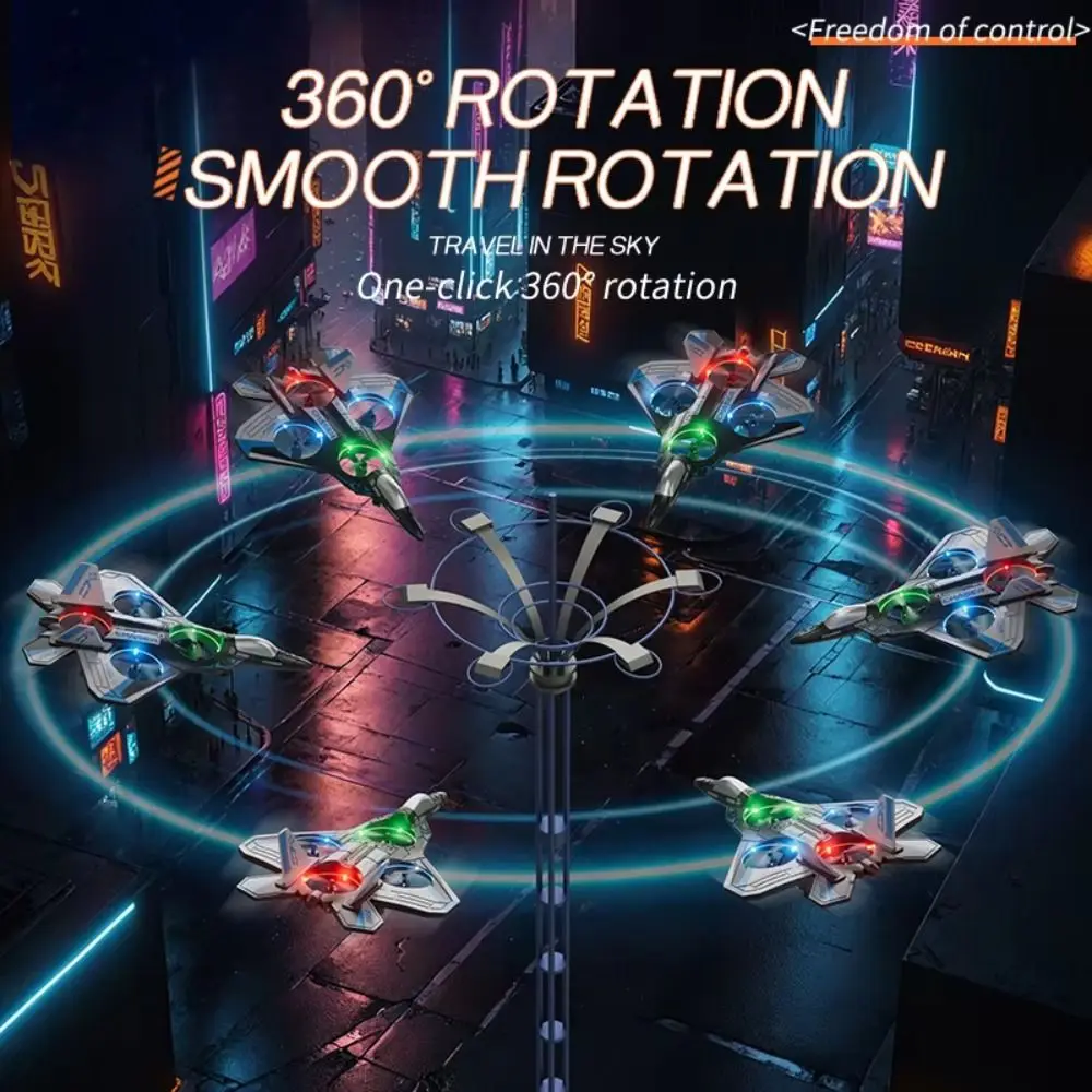 Rouleau de cascade d'avion télécommandé en mousse 2.4GHz, hélicoptère étanche, quadrirotor, résistance aux chocs, détection de gravité