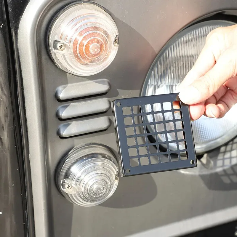 

For Land Rover Defender 90 110 130 2004-2018 Car Front Headlight Dashboard on Both Sides Air Outlet Cover Trim Car Accessories