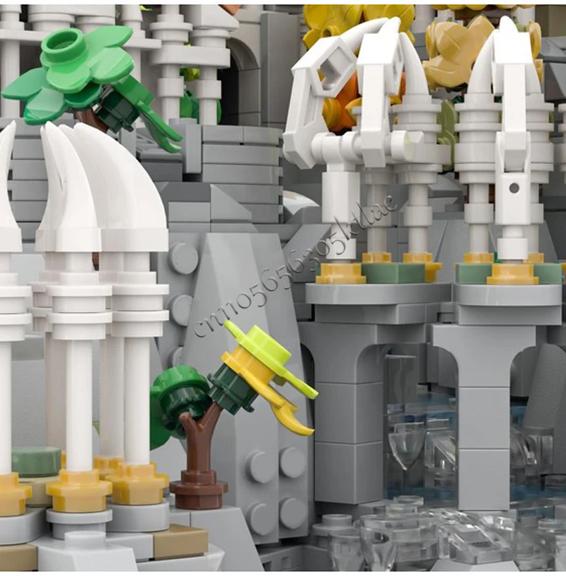 5788 Uds. Mini artesanía Medieval modelo Moc bloques de construcción Diy montar ladrillos arquitectura colección de exhibición juguetes creativos regalos