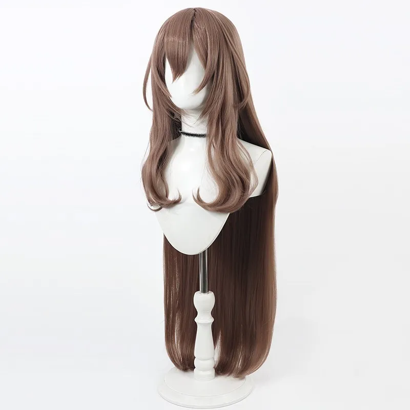 Nikke: Göttin des Sieges Noir Bunny Girl Cosplay Perücke, realistische Kopfhaut langes Haar