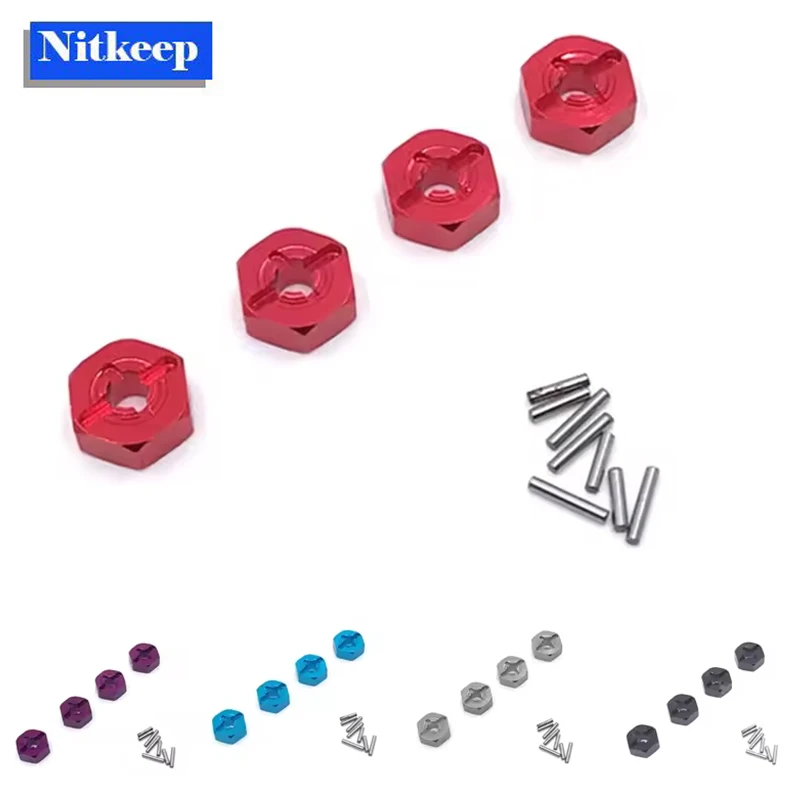 Metal Upgrade 12mm Hub Adapter For WLtoys 144001 144002 144010 124016 124017 124018 124019 A949 A959 A969 A979 RC