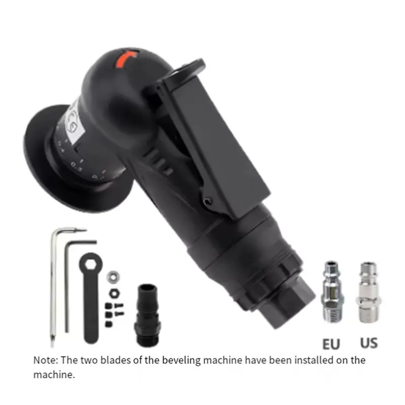 Mini Pneumatic Chamfering Machine With Adjustable Depth 0.1-0.9Mm, 30000Rpm Air Deburring Tool For Metal Edge Trimming