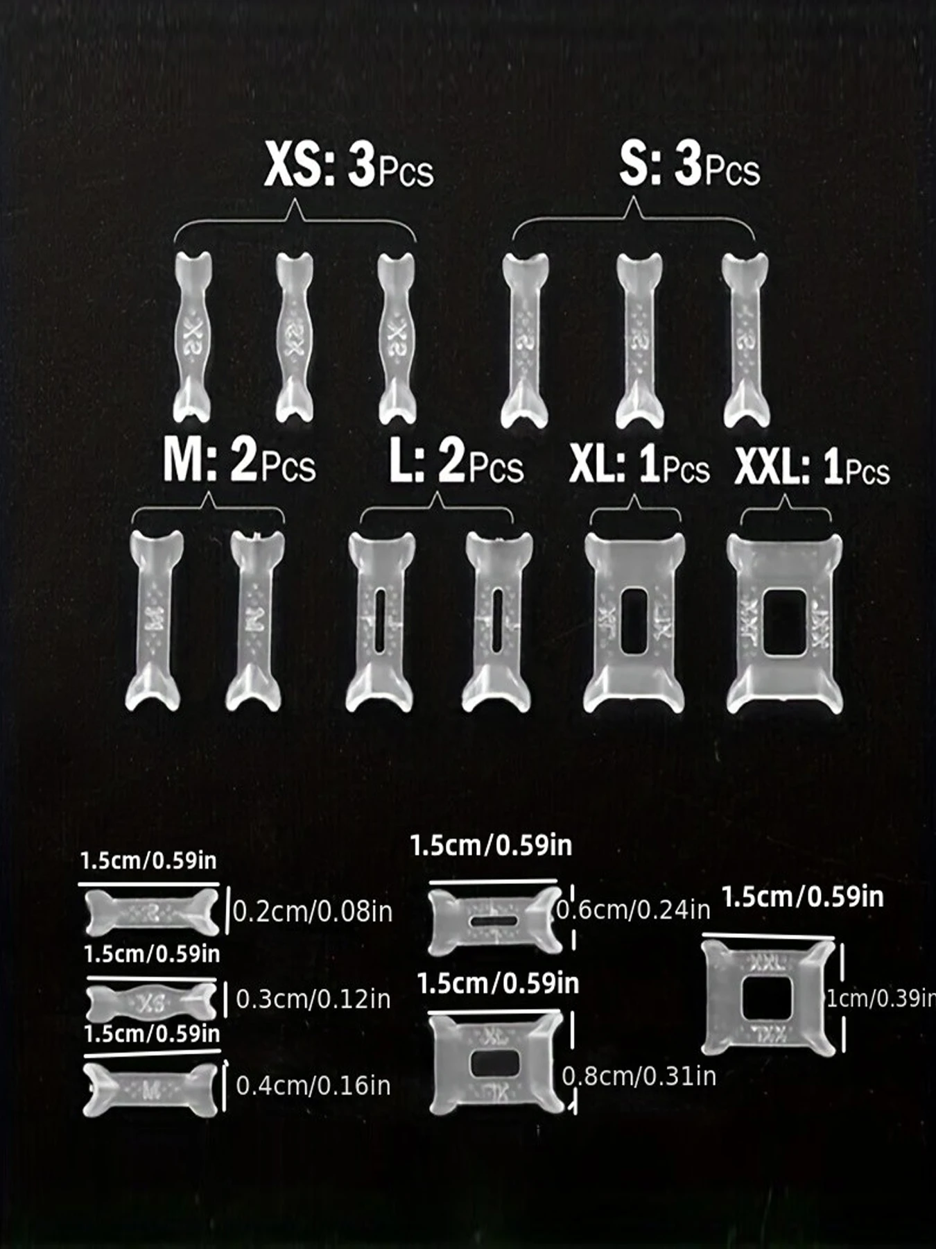 12 piece set pads for ring adjustment