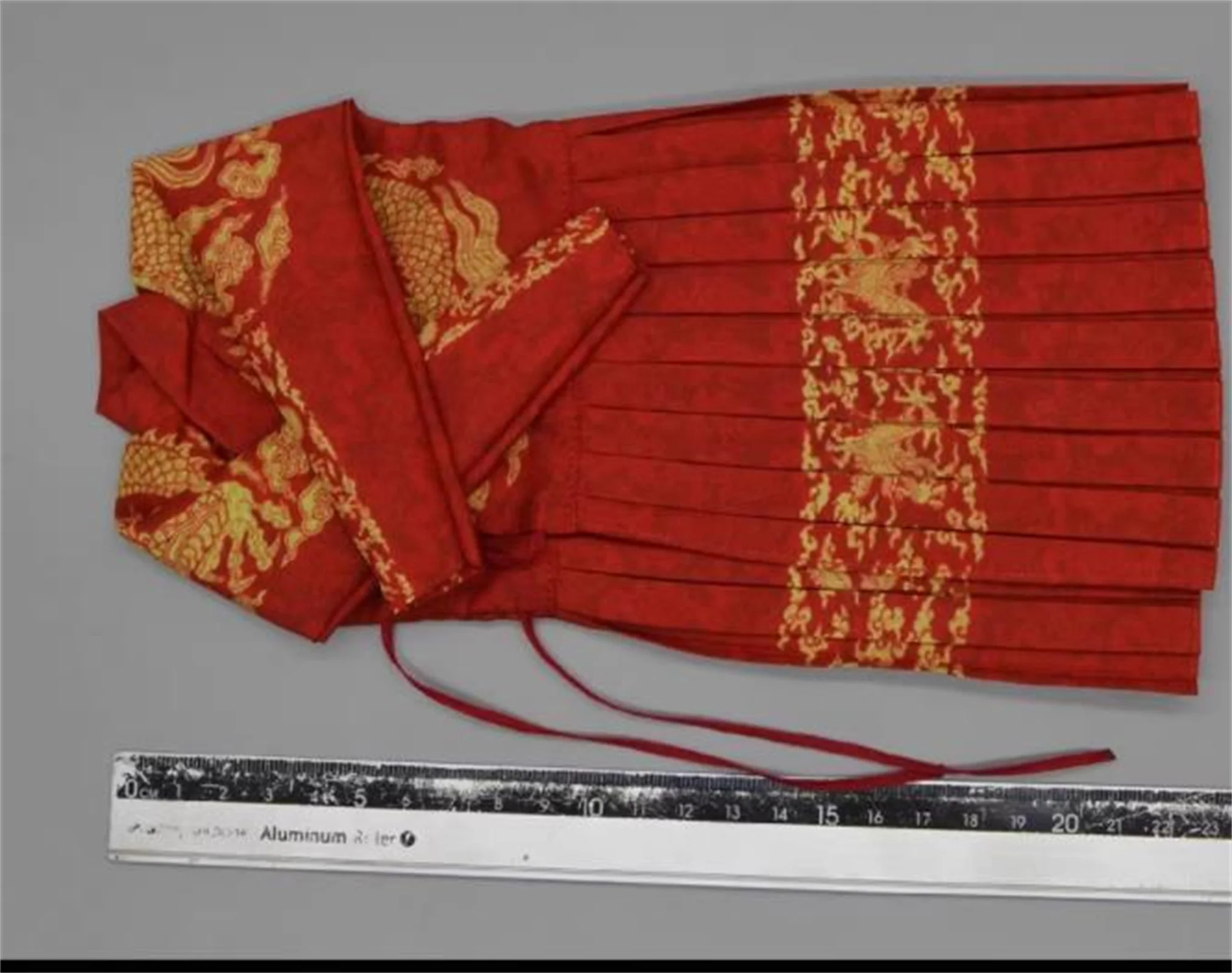 

1/6 Red outfit Ancient Robe Jiaozong JZMW-006 Di Gong Ming Dynasty Zhu Gaochi Dress for 12inch Figure Model Toy