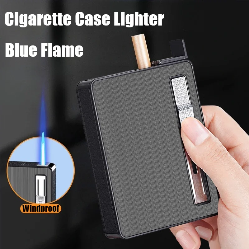 

Igniter Inflatable 10 Pieces of Cigarette Cases Lighter Blue Fire Windproof Open Flame Cigarettes Lighters & Smoking Accessories