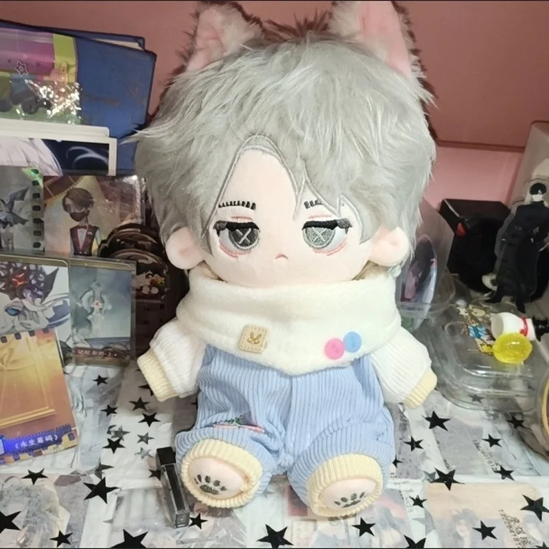 

Серия кроликов Cherry Milk, размер 10 см, 20 см, одежда для скалолазания, хлопковая кукла без атрибутов, детская одежда, комбинезон Kawai, сменный для