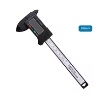 Electronic Digital Caliper Carbon Fiber Dial Vernier Caliper Gauge Micrometer Measuring Tool Digital Ruler 150mm 100mm - AliExpress 