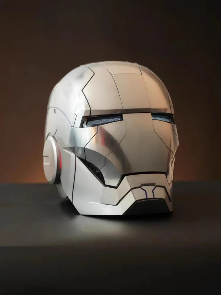 Iron Man MK5 1:1 tragbarer Helm, sprachaktiviert, verformbar, Cos-Maske, Marvel-Superhelden-Modell, Spielzeug, Geschenk für Jungen, Fans, Sammler